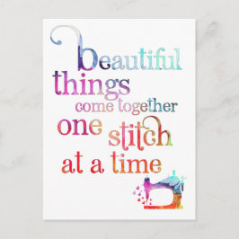 Färglös citattecken vykort