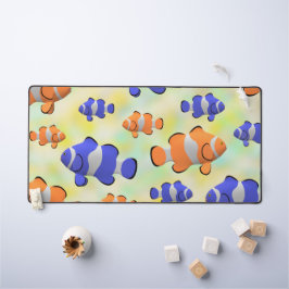 Färglös clown-fisk Havsvatten 3d Vattendesign