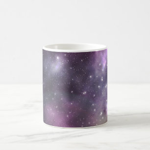 Färglös Coola Nebula och stjärnor i rymden Kaffemugg