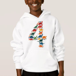 färglös dinosaurieunge hoodie t shirt