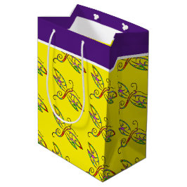 Färglös dragonger medelstor presentväska