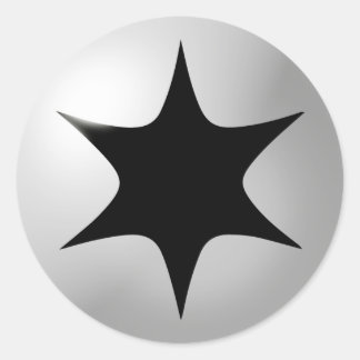 Färglös energi runt klistermärke