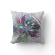 Färglös Fantasy-Abstrakt Modern Art Flower Namn