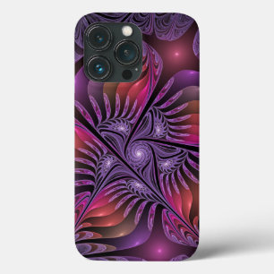 Färglös Fantasy-Abstrakt Trippy Lila Fractal