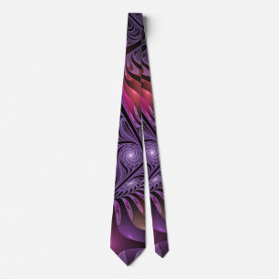 Färglös Fantasy-Abstrakt Trippy Lila Fractal Slips
