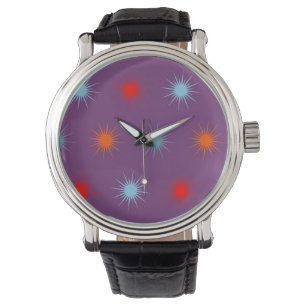 Färglös Funky Star Modern Geometric Mönster Armbandsur