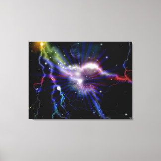 Färglös Galaxy Art Design Abstrakt 2 Canvastryck