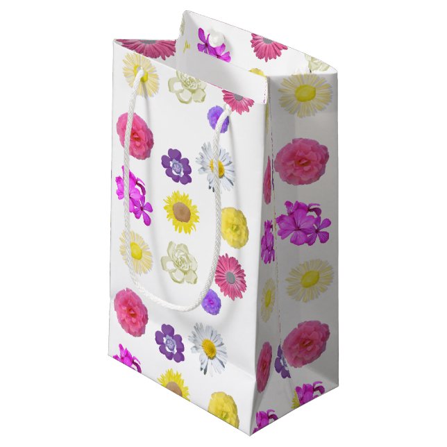 färglös gult, vit, rosa, lila blommor (Framsidan Vinklad)