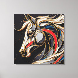 Färglös hallionsprit canvastryck