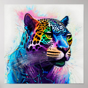 färglös jaguar poster