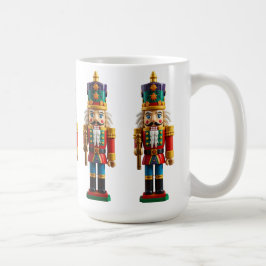 Färglös jul Nutcracker Leksak Kaffemugg