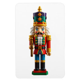 Färglös jul Nutcracker Leksak Magnet