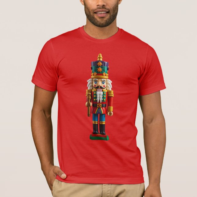 Färglös jul Nutcracker Leksak T Shirt (Framsida)