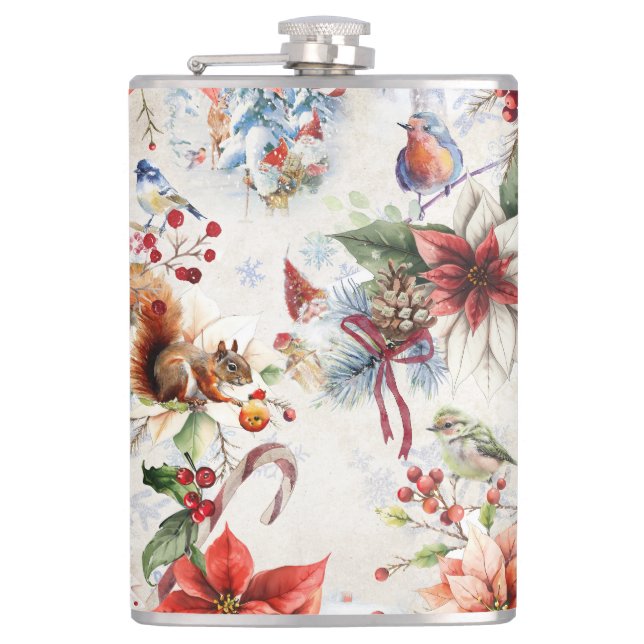 Färglös julfoto-dekorativ fyllning kudde fickplunta (Framsidan)