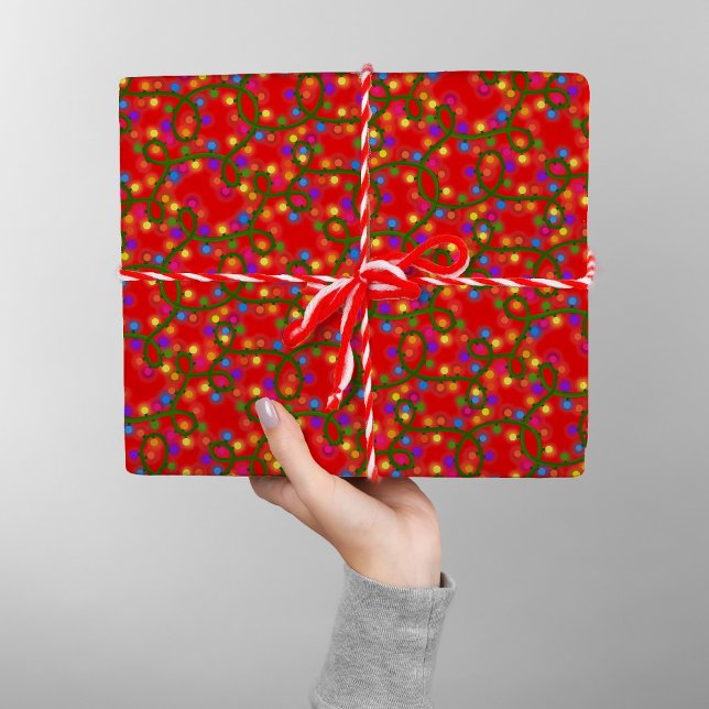 Färglös julklapp Ljus Cute Roligt Modern Mönster Presentpapper (Skapare uppladdad)