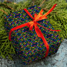 Färglös julklapp Ljus Cute Roligt Modern Mönster Presentpapper