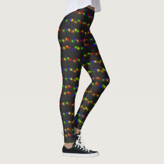 Färglös Julljussträng Leggings