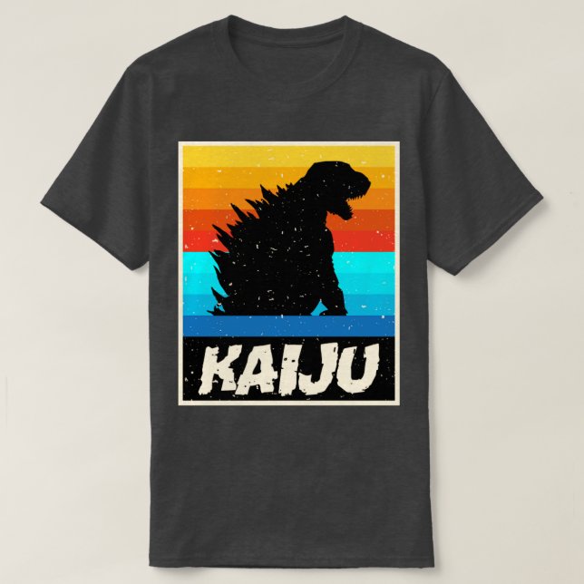 färglös kaiju t shirt (Design framsida)