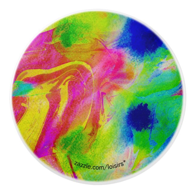 Färglös keramisk dragning knopp (Framsidan)