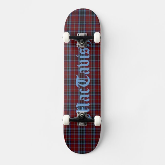 Färglös Klan MacTavish Anpassningsbar Skateboard (Framsida)