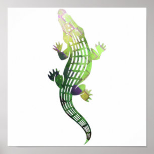 färglös krokodil poster