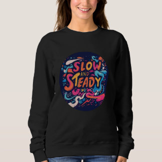 Färglös långsam och stabil kostym för Man och kvin T Shirt