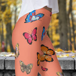 Färglös lax Rosa Butterflies Mönster Leggings<br><div class="desc">Skämt Stil, fet komfort: Lägg till en charmvåg till din dag med de här fjärilsmagglarna! De har en färgstark och öga-fångstande utformning och erbjuder både skönhet och bekvämlighet för varje tillfälle. Oavsett om du är på språng eller på språng kommer de här lagarna att ta dig till nästa nivå. Hämta...</div>