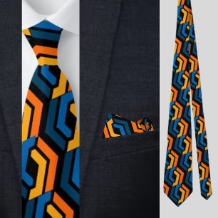 Färglös Lila Rand Mönster Slips