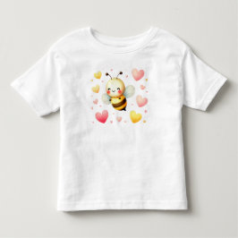 Färglös Lycklig Little Honungsbi Cute T Shirt