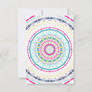 färglös mandala OSA kort