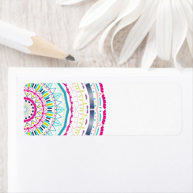 färglös mandala returadress etikett (Insitu)