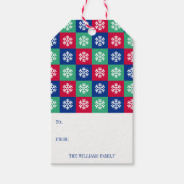 Färglös Märkre och ljus julgåva Presentetikett