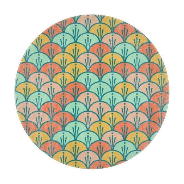  färglös modern Trendig Geometric Fish (Framsidan)