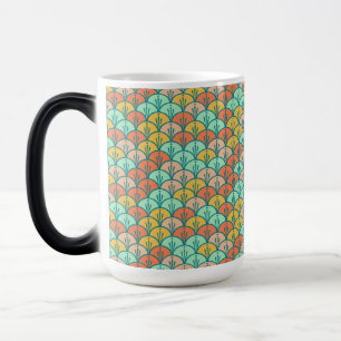 färglös modern Trendig Geometric Fish Magisk Mugg