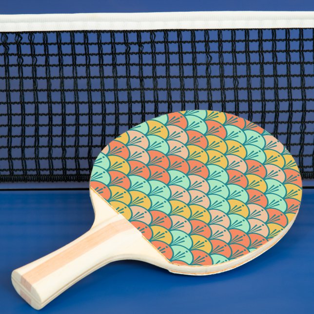 färglös modern Trendig Geometric Fish Pingisracket (Insitu)