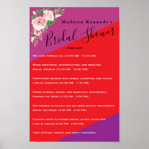 Färglös Möhippa Blommigt för inkontinentalplan Poster