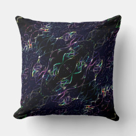 Färglös nyblomma med linjer med flashy, på mörk kudde