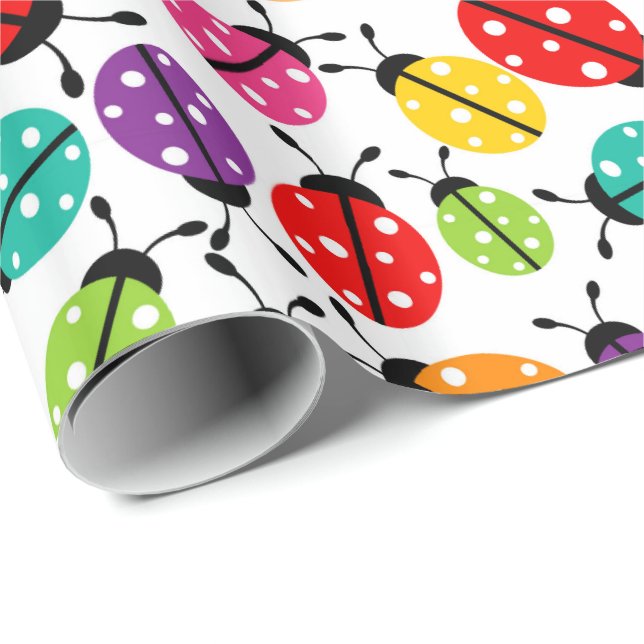 Färglös Nyckelpiga av kute utan Mönster, omslagnin Presentpapper (Rullad Hörn)