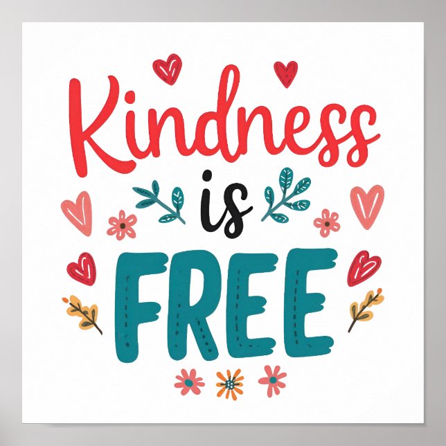 Färglös och uppmjukande sinnesorgan Slogan Poster (Framsidan)