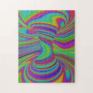 färglös optisk Illusion Pussel