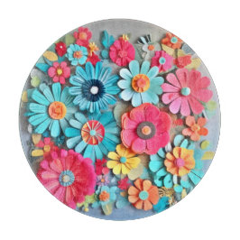 Färglös Papper Blommigt Art