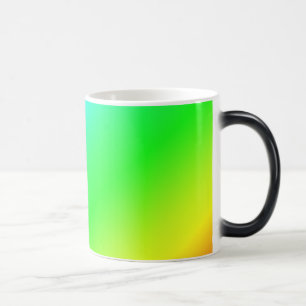 Färglös regnbåge Grönt Blått Lila Diagonal blandni Magisk Mugg