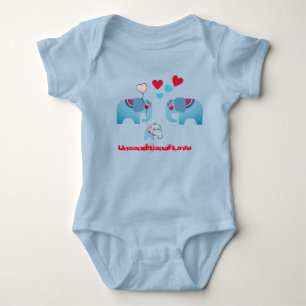 Färglös Roligt Baby Bodykostym T Shirt