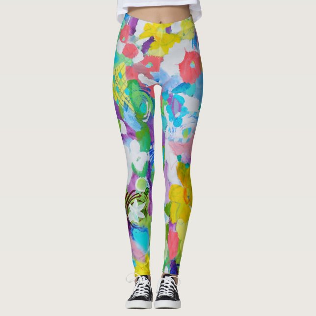 Färglös Roligt från Lydia Art Sangria Leggings (Framsida)