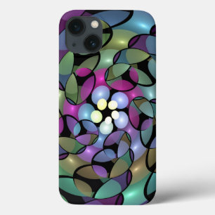 Färglös Rörelser Abstrakt Trippy Fractal Art