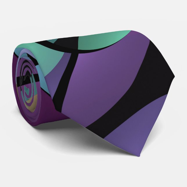 Färglös Rörelser Abstrakt Trippy Fractal Art Slips (Rullad)