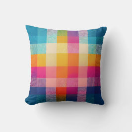 Färglös Rosa av Cute Aqua Blue Gult Play Kudde