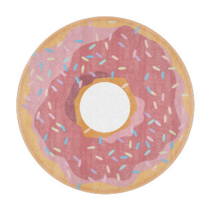 Färglös Rosa Pastel Donuts & Sprinkles Mönster