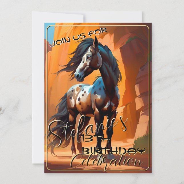 Färglös själ Pony 65-dagars inbjudan (Framsida)