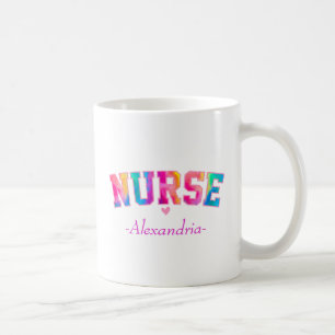 Färglös sjuksköterska kaffemugg
